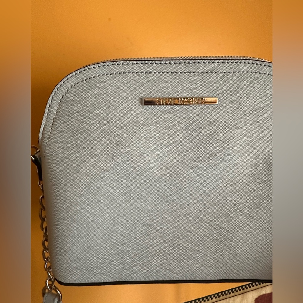 Steve Madden robins egg blue purse